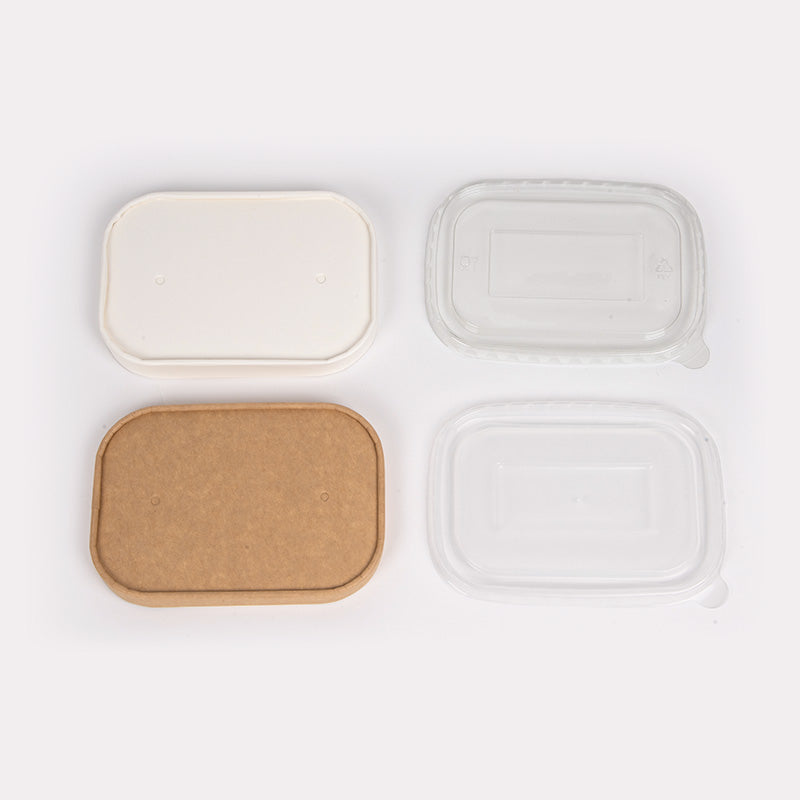 Kraft Paper Rectangle Lid, avoid leaks, durable, warming, biodegradable, paper flat lids, freshness, takeout, Packaging, easy visibility, food safe, avoid leaks, high-quality, dinnerware, recyclable lids, Ecosmart, sustainable, coffee, tea