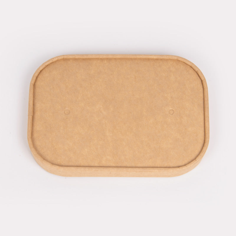 Kraft Paper Rectangle Lid, avoid leaks, durable, warming, biodegradable, paper flat lids, freshness, takeout, Packaging, easy visibility, food safe, avoid leaks, high-quality, dinnerware, recyclable lids, Ecosmart, sustainable, coffee, tea