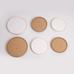 SoOPAK X Paper Bowl Lid - Secure Meals with Reliable and Spill-Free Paper Lid