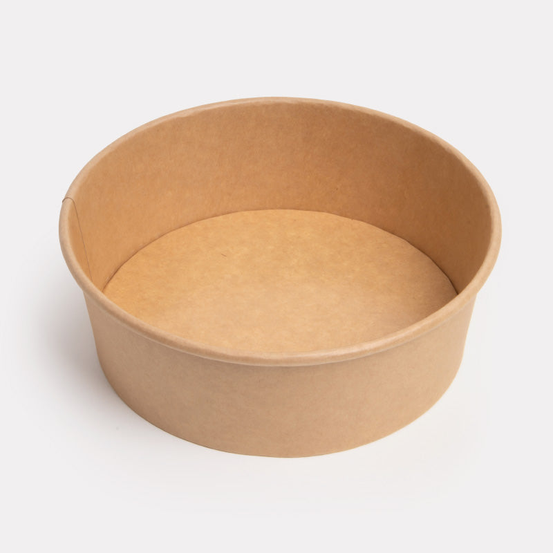 Kraft Paper Bowl, Ecosmart, sustainable, brown paper, disposable, affordable, Leak resistant, kraft paper, macaroni, salad, bulk pack, frozen treats, shops, diners, restaurants, food trucks, bakeries, Multi-Purpose, high-quality, avoid leaks, spills, pulp, durable, occasion, dinnerware, microwavable, food safe, meal prep, catering supplies, Packaging, takeout, deliveries, customized, sophistication, personalize, freshness, Compostable Fiber, renewable, biodegradable