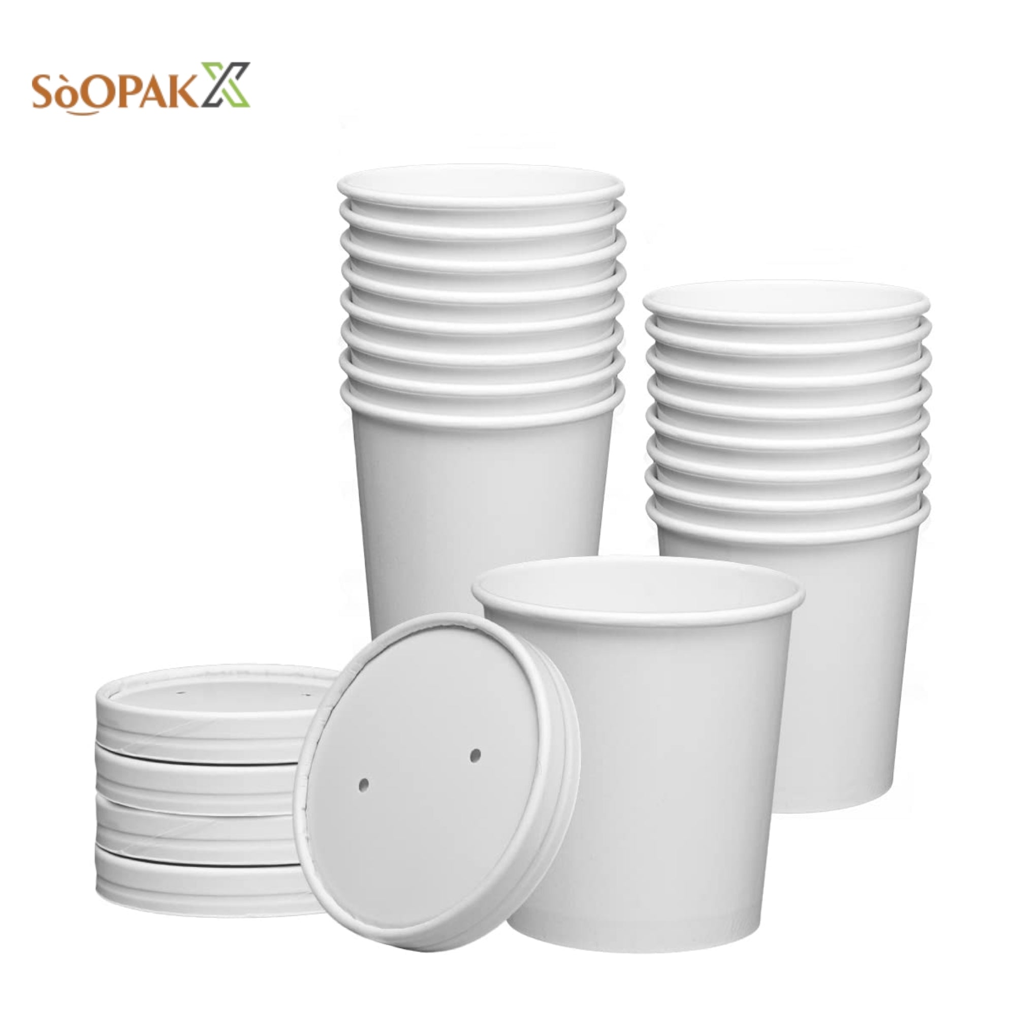White Paper Lid, avoid leaks, durable, warming, biodegradable, paper flat lids, freshness, takeout, Packaging, easy visibility, food safe, avoid leaks, high-quality, dinnerware, recyclable lids, Ecosmart, sustainable, coffee, tea